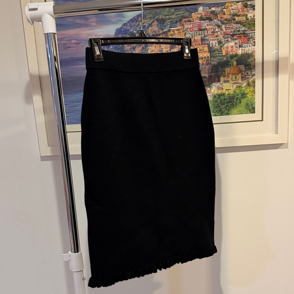 Saks Fifth Avenue Black Pencil Skirt